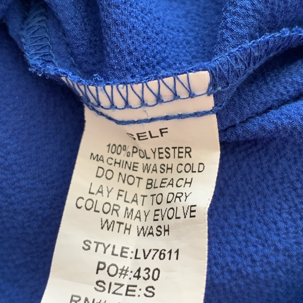 L Love Blue Ruffle Rank - Picture 6 of 16